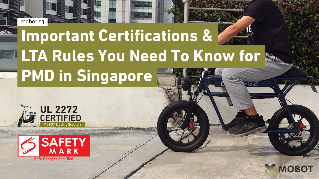 PMD in Singapore | Important Certifications & LTA Rules You Need To Know for Electric Scooters