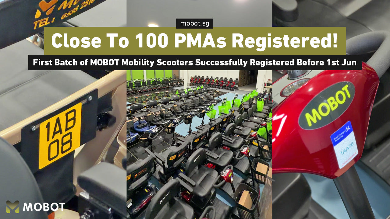 First Batch of MOBOT Mobility Scooters Now LTA-Approved! | MOBOT