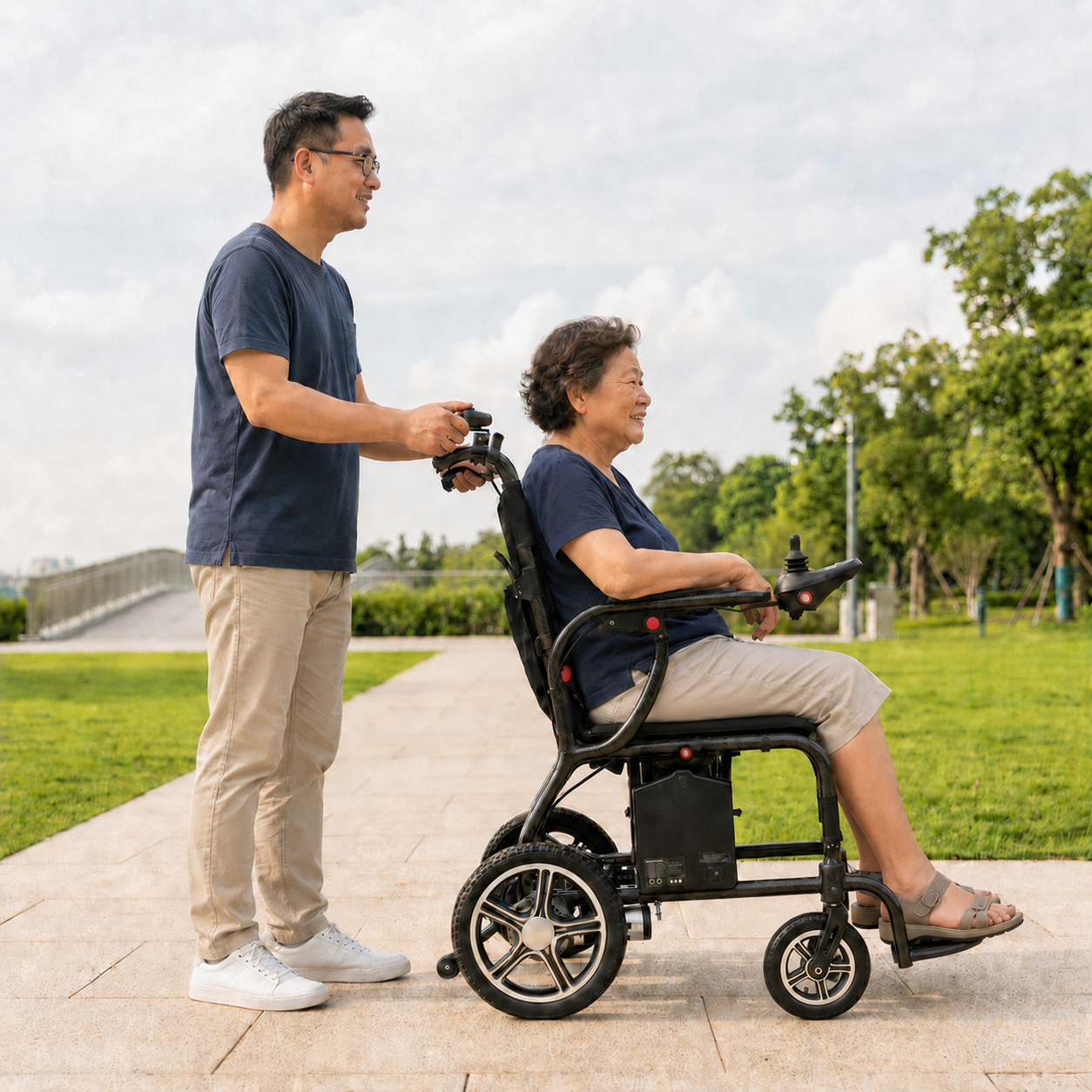 MWHEEL Carbon 2.0 Motorised Electric Wheelchair